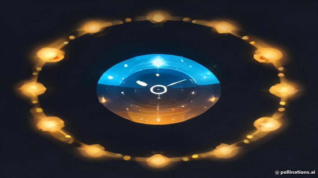 AI orb filling a planning board instantly as a clock dissolves