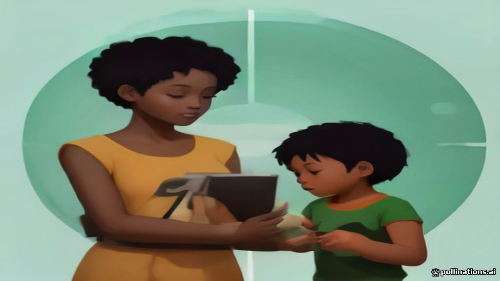 Parent and child comparing learning app options side by side